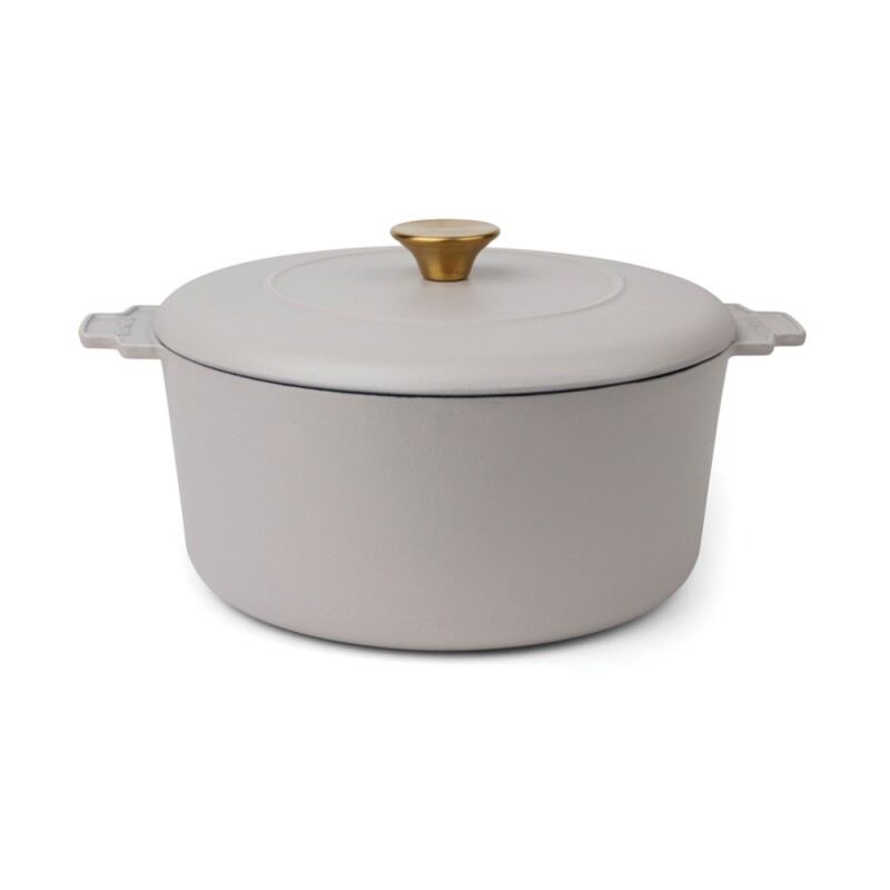 Litinový hrnec 5,5l, šedá
