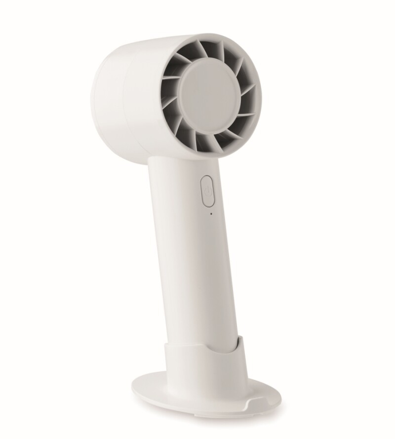 ARBIL Malý přenosný ventilátor 2000 mAh, bílá