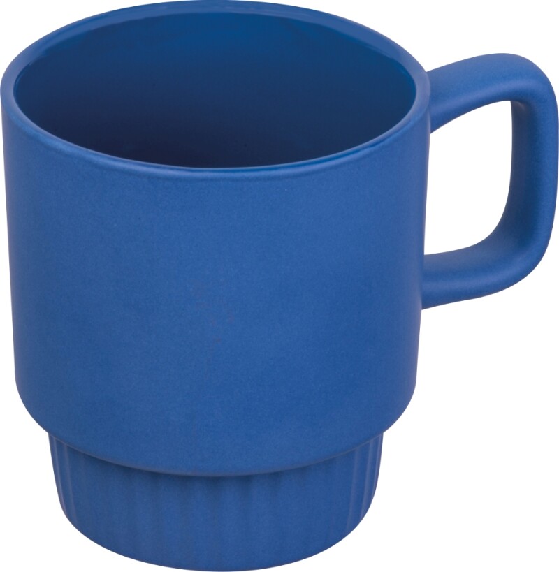 Matný keramický hrek 300 ml, tmavě modrá