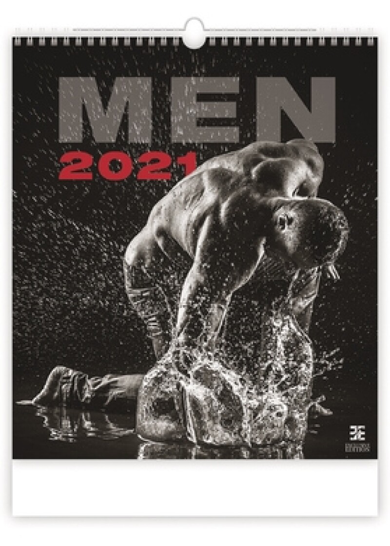Men 2027, nástěnný kalendář, prodloužená záda