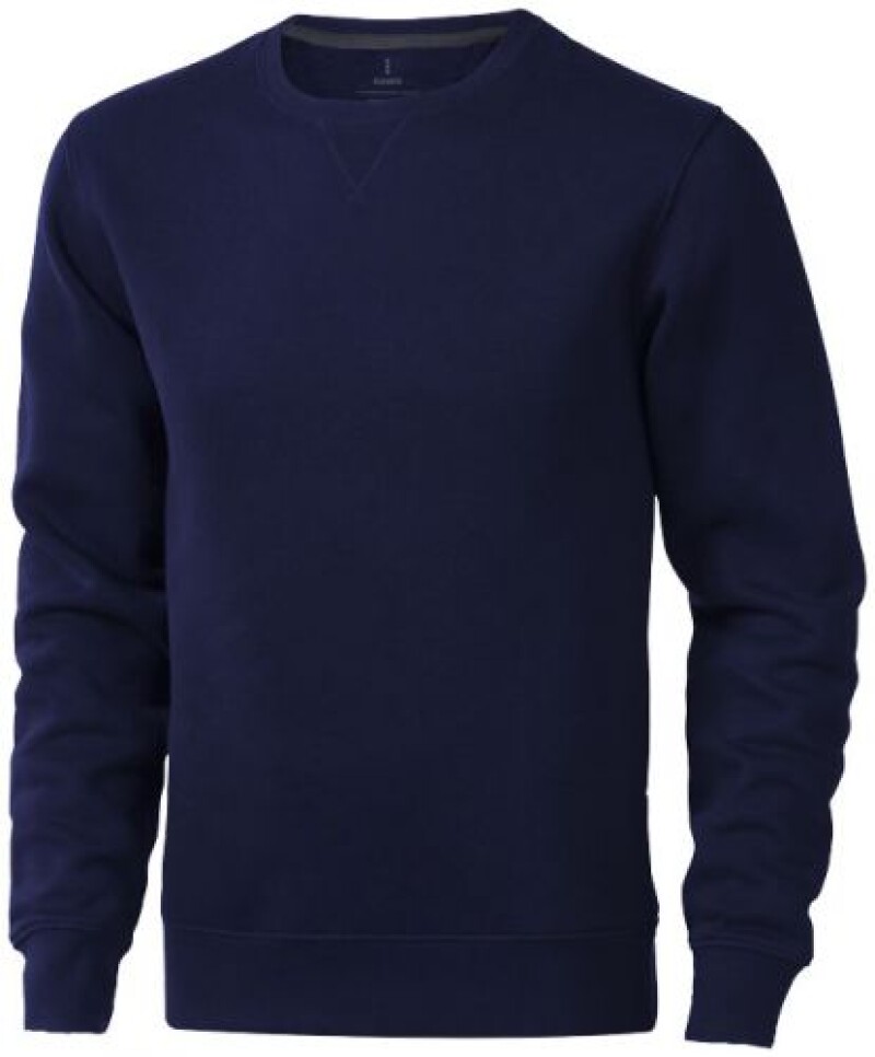Unisex mikina s kulatým výstřihem Elevate Arora, velikost M, námořní modrá