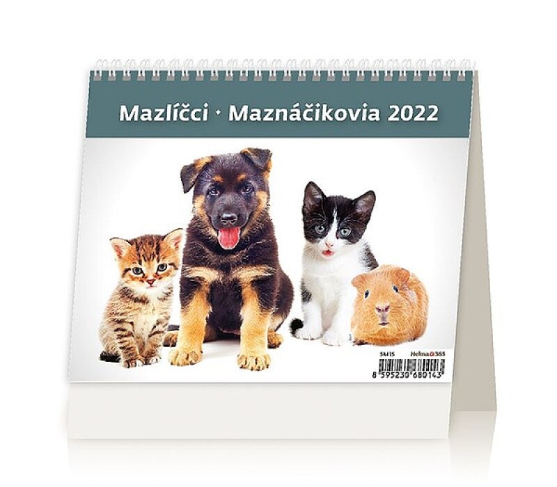 Minimax Mazlíčci 2027, stolní kalendář