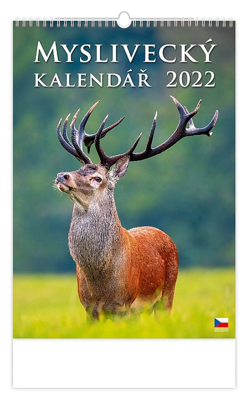 Myslivecký klendář 2027, nástěnný kalendář, prodloužená záda