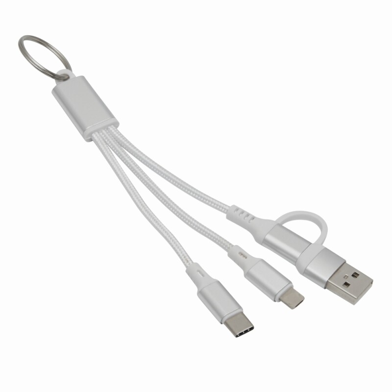 Nabíjecí kabel, stříbrná