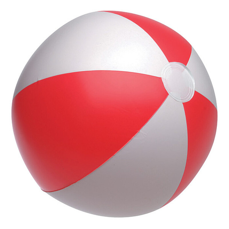 nafukovací míč průměr 28 cm, 16", červená, bílá