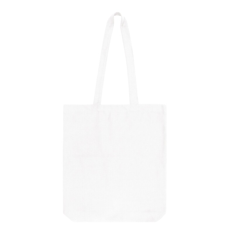 Nákupní taška z bavlněného kepru, bílá