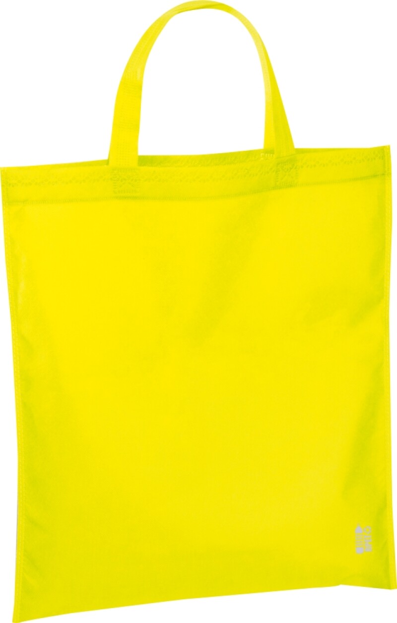 Nákupní taška z recyklovaného netkaného materiálu, žlutá