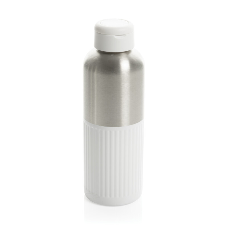 Nepropustná láhev na vodu RCS R-steel s držadlem 750 ml, bílá