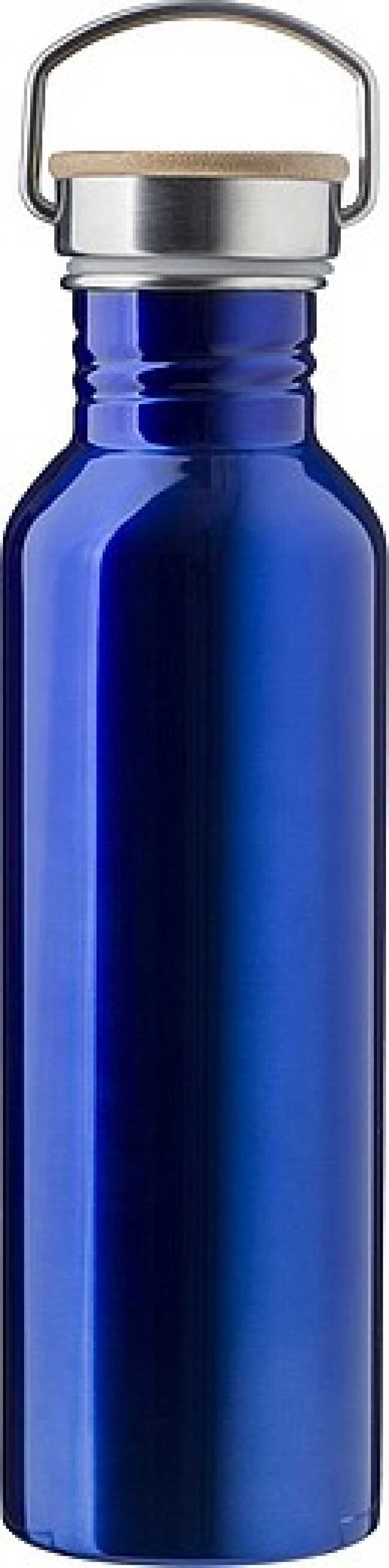 Nerezová láhev na pití, 700ml, šroubovací víčko, modrá