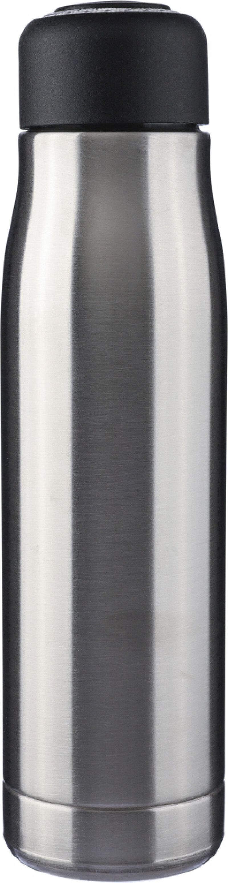 Nerezová láhev na pití s dvojitou stěnou 500 ml, stříbrná