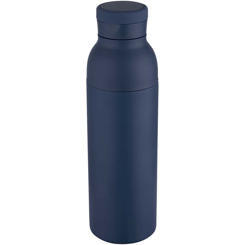 Nerezová láhev na vodu s vakuovou izolací 650 ml, námořní modrá