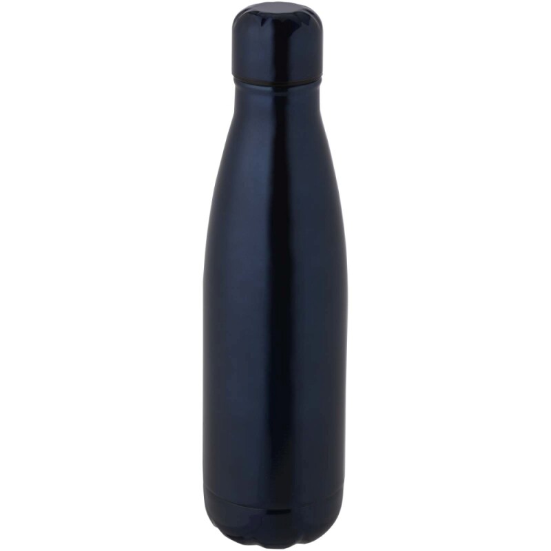 Nerezová termoláhev na pití z recyklované nerezové oceli, 500ml, námořní modrá