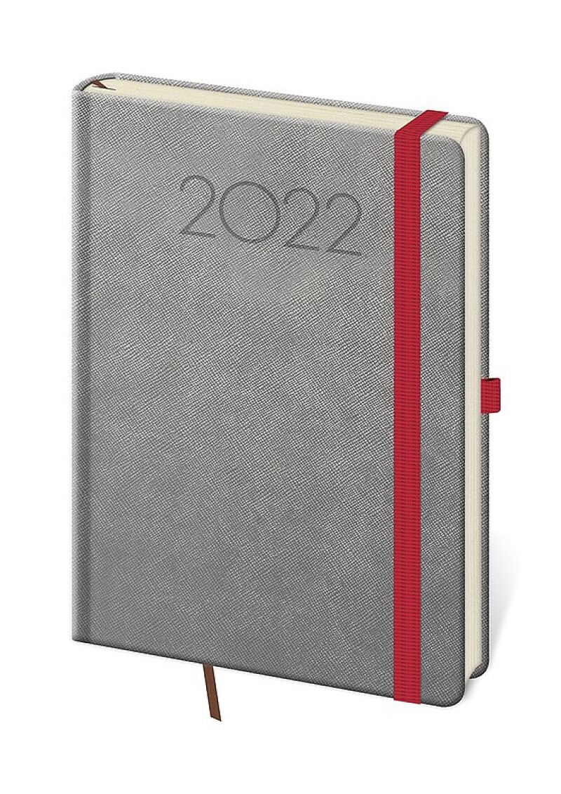 New Praga 2027 diář denní A5, tmavě šedý