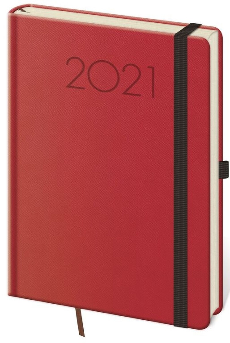 New Praga 2027 diář týdenní A5, červený
