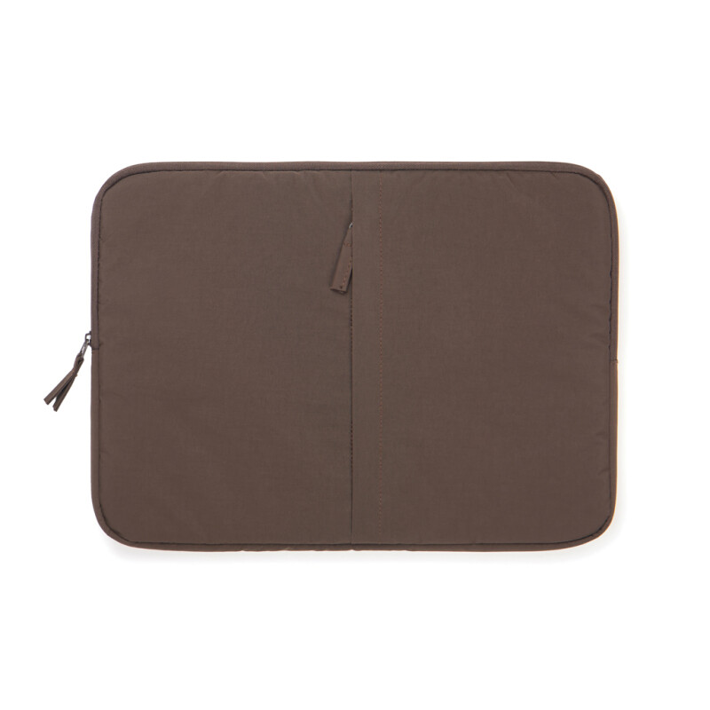 Obal na notebook 15,6” z RCS recyklovaného nylonu, hnědá