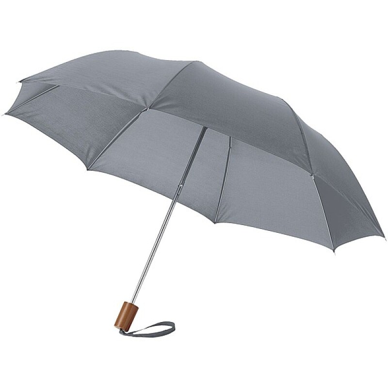 Oranžový skládací deštník o průměru 90cm