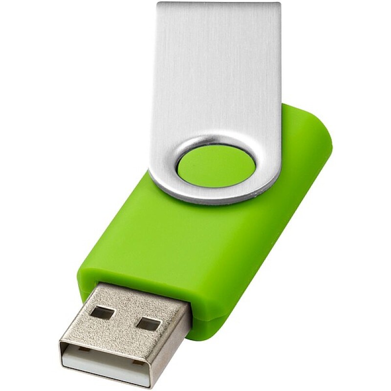 Otočný USB disk 16 GB, bílá
