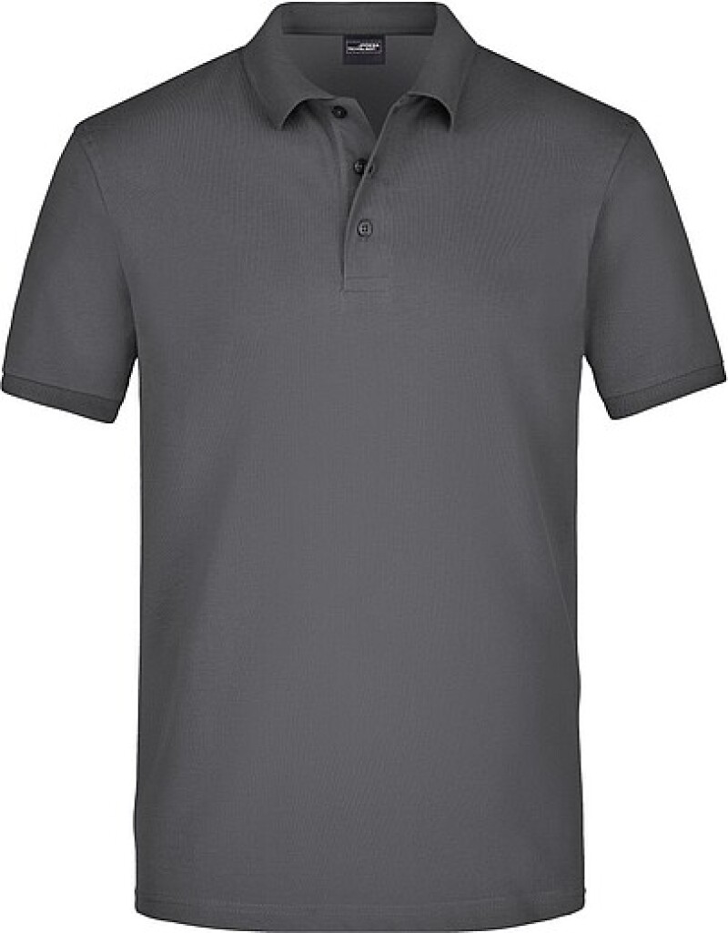 Pánská elastická polokošile James Nicholson, šedá, XL