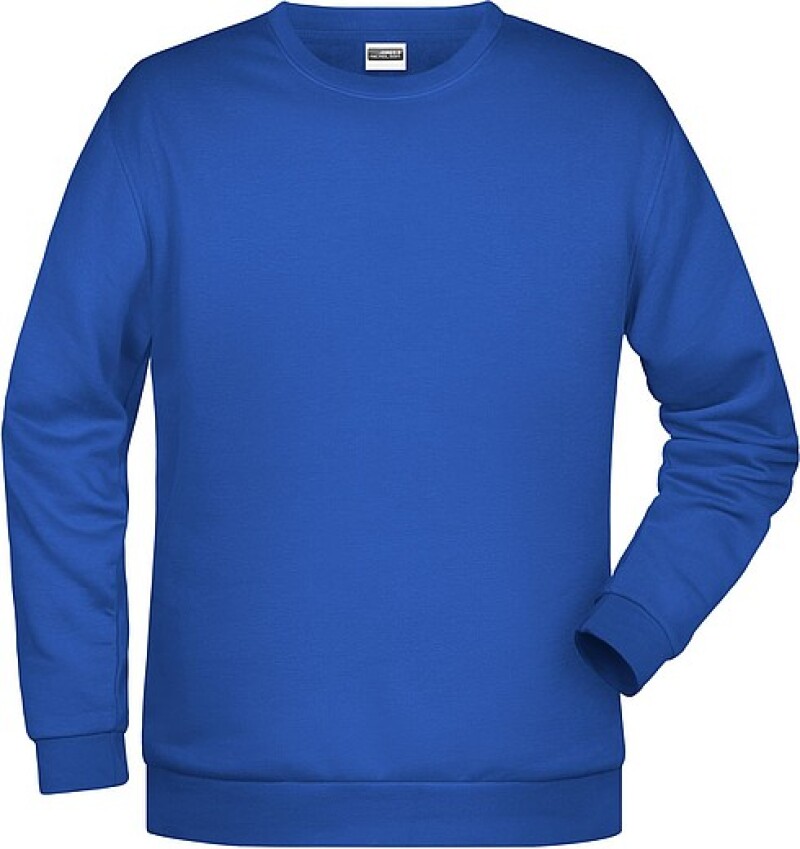Pánská mikina James Nicholson sweatshirt men, královská modrá, vel. 5XL