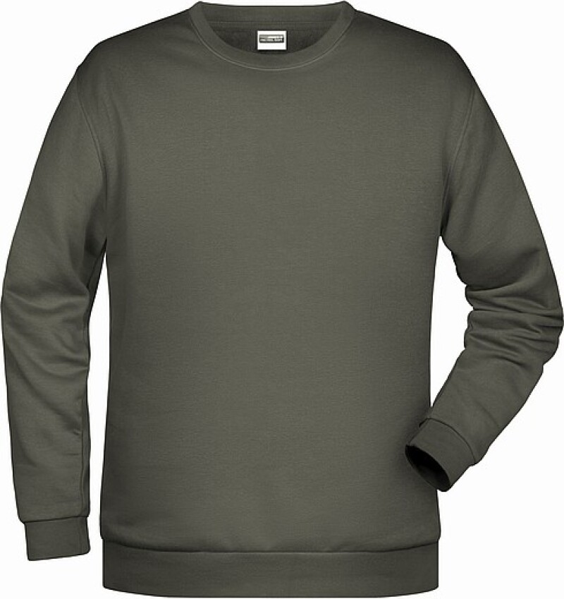 Pánská mikina James Nicholson sweatshirt men, šedá, vel. S
