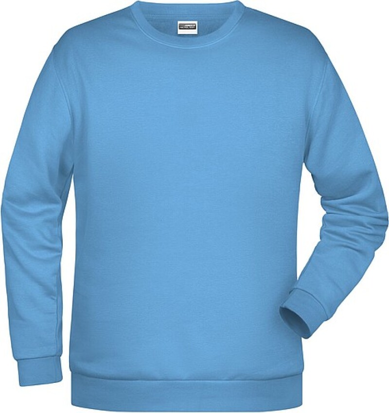 Pánská mikina James Nicholson sweatshirt men, sv. modrá, vel. 4XL