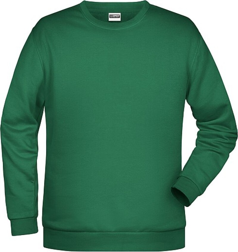 Pánská mikina James Nicholson sweatshirt men, sv. zelená, vel. M