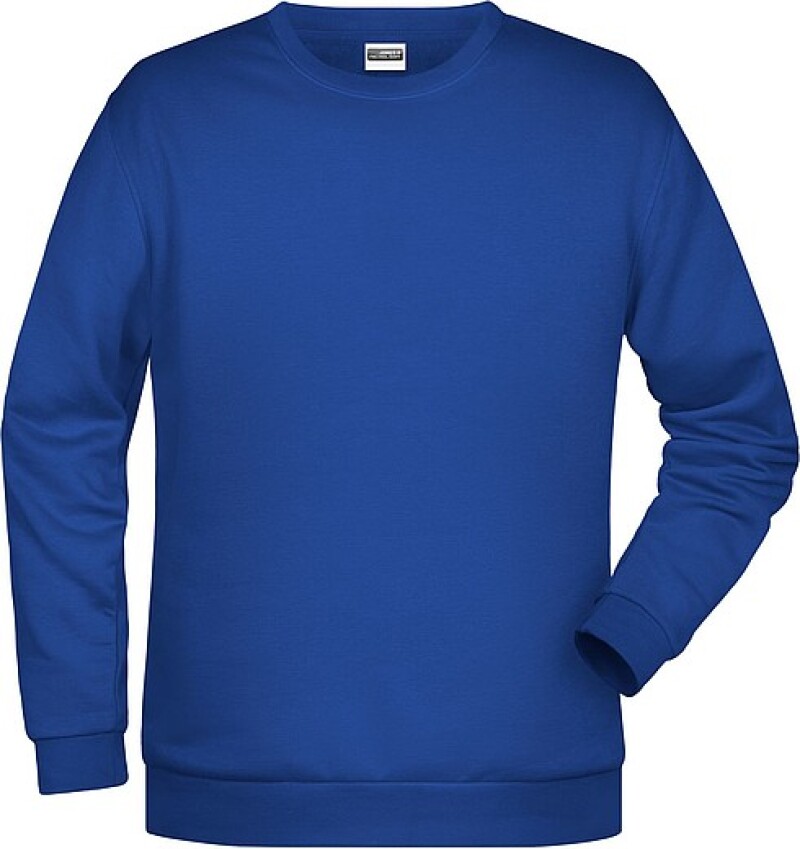 Pánská mikina James Nicholson sweatshirt men, tmavá královská modrá, vel. S