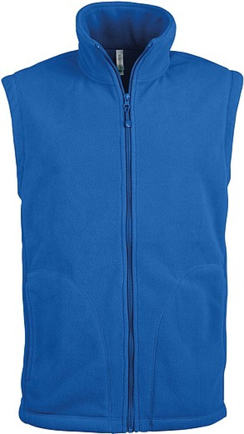 Pánská mikrofleecová vesta Kariban fleece vest men, královská modrá, vel. 3XL