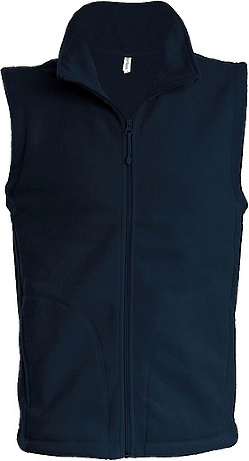 Pánská mikrofleecová vesta Kariban fleece vest men, námořní modrá, vel. M