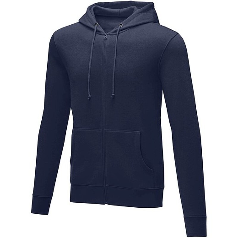 Pánská rozepínací mikina s kapucí Elevate THERON, námořní modrá, vel. 3XL