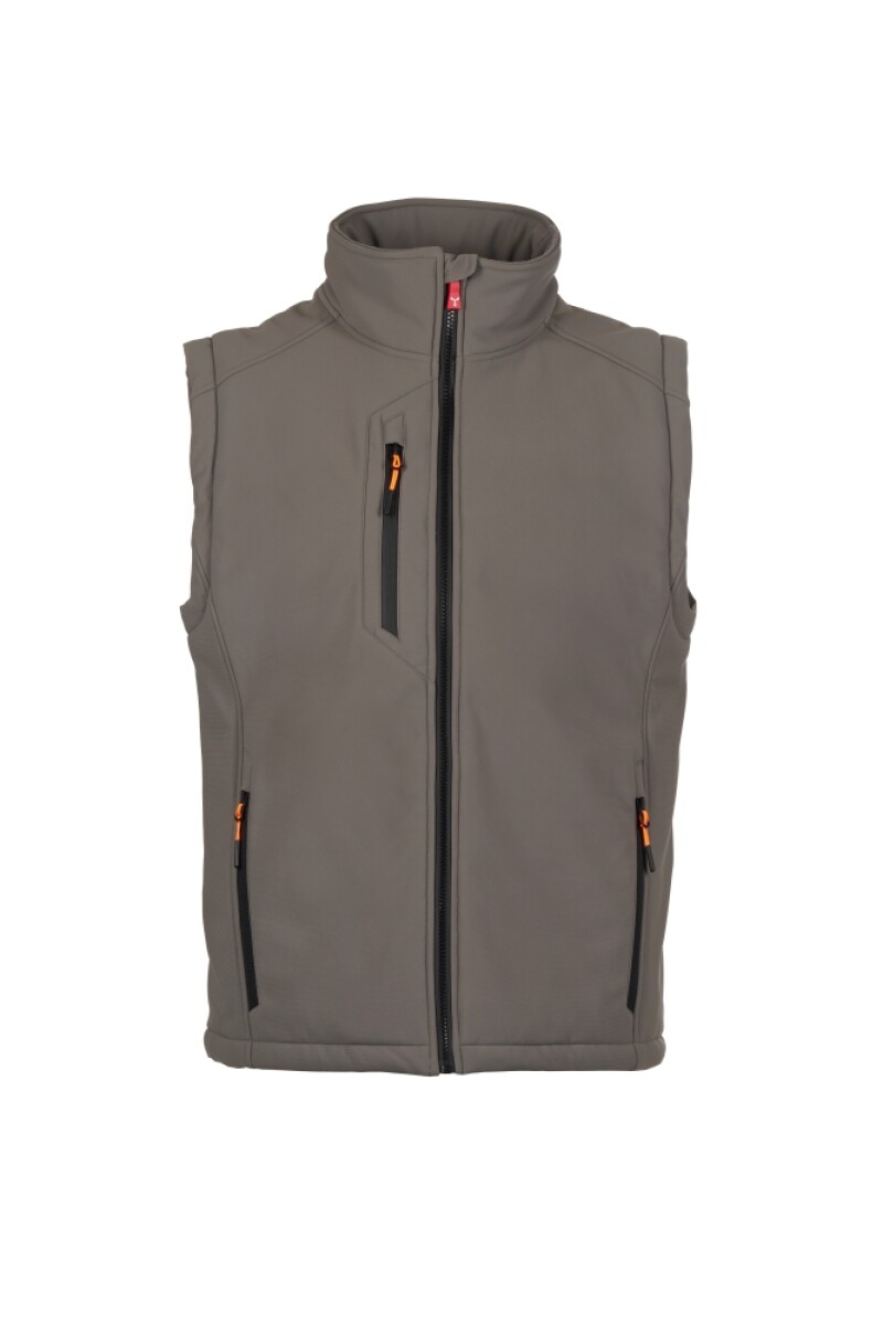 Pánská softshellová vesta PAYPER CREEK PAD VEST ULTRALITE, šedá, XS