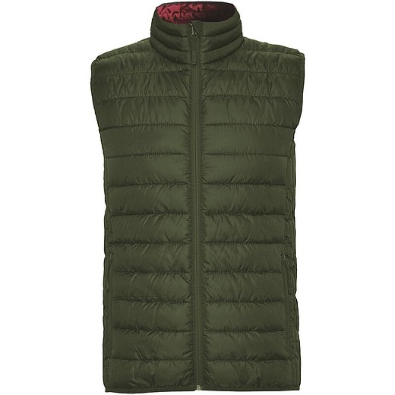 Pánská zateplená vesta, ROLY OSLO, vojenská zelená, vel. 3XL