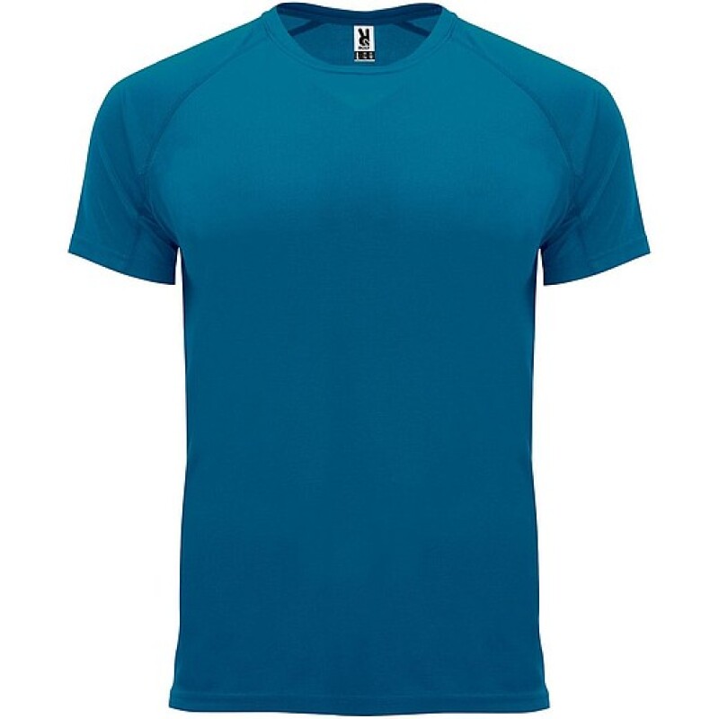 Pánské funkční tričko s krátkým rukávem, ROLY BAHRAIN, tmavě tyrkysová, vel. 3XL
