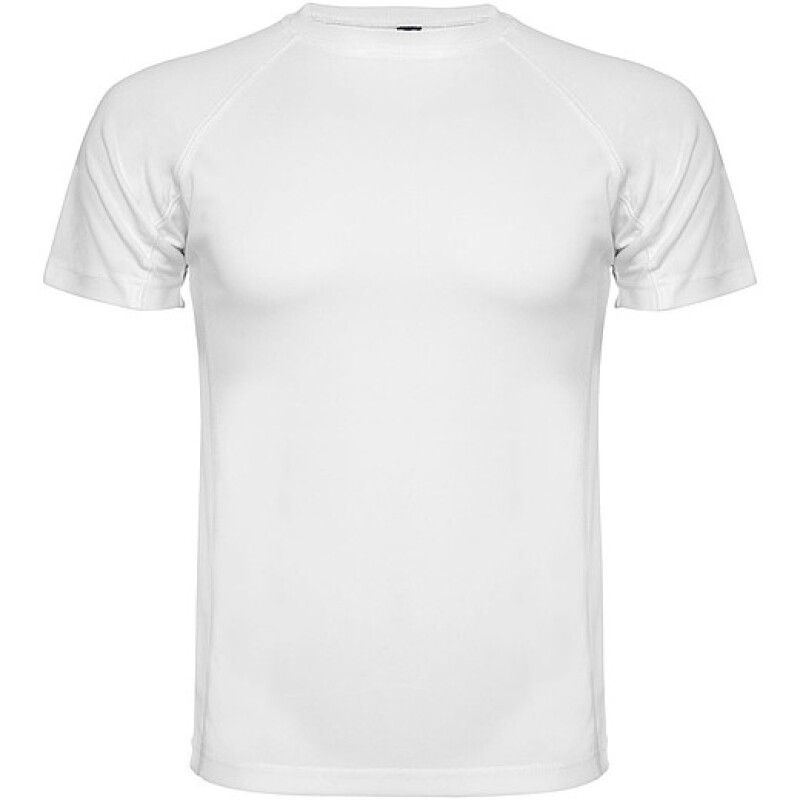 Pánské funkční tričko s krátkým rukávem, ROLY MONTECARLO, bílá, vel. 3XL