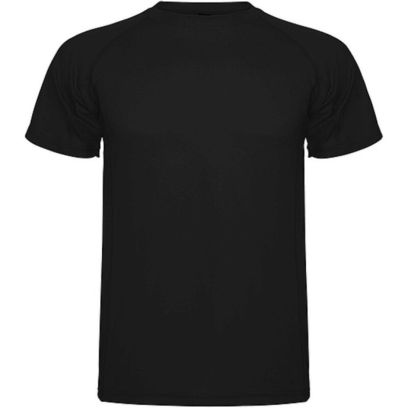 Pánské funkční tričko s krátkým rukávem, ROLY MONTECARLO, černá, vel. 3XL