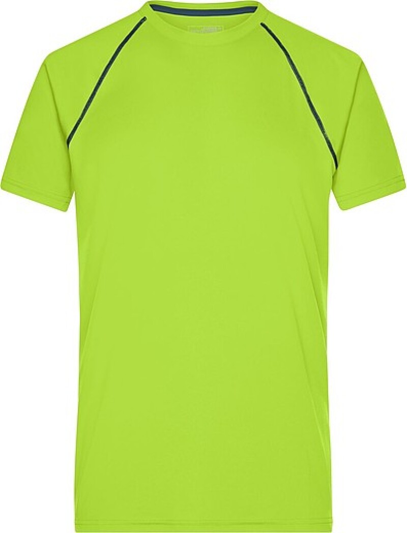 Pánské sportovní tričko James Nicholson sports T-shirt men, jasně žlutá/sv. modrá, vel. XL
