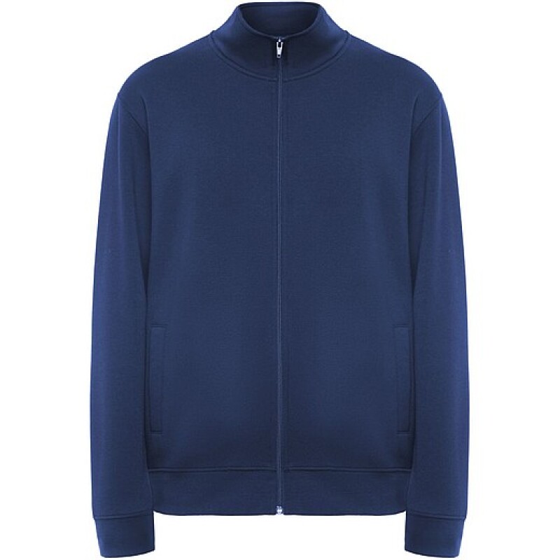 Unisex mikina na zip, ROLY ULAN, velikost XL, královská modrá