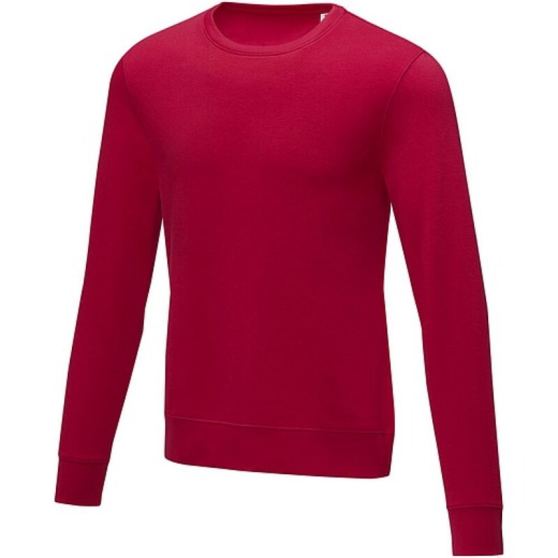 Pánská mikina s kruhovým výstřihem Elevate CHARON, červený, vel. 5XL