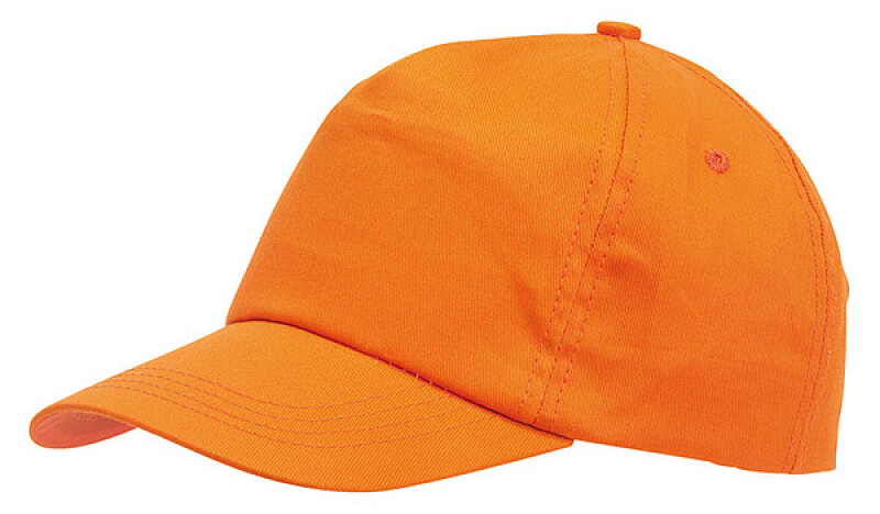 MESINA Pětipanelová kšiltovka, oranžová