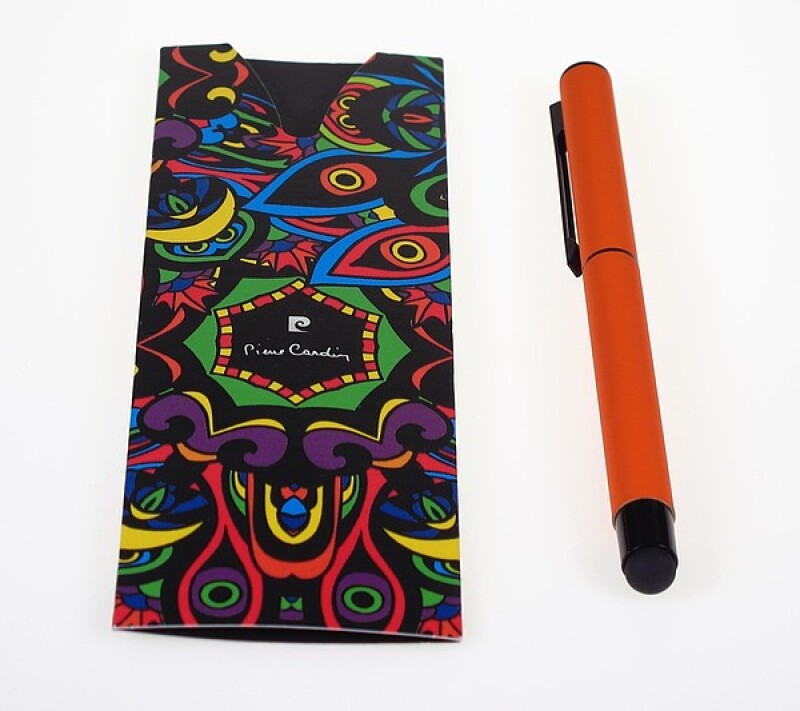 PIERRE CARDIN CELEBRATION Kovový roller se stylusem, oranžová