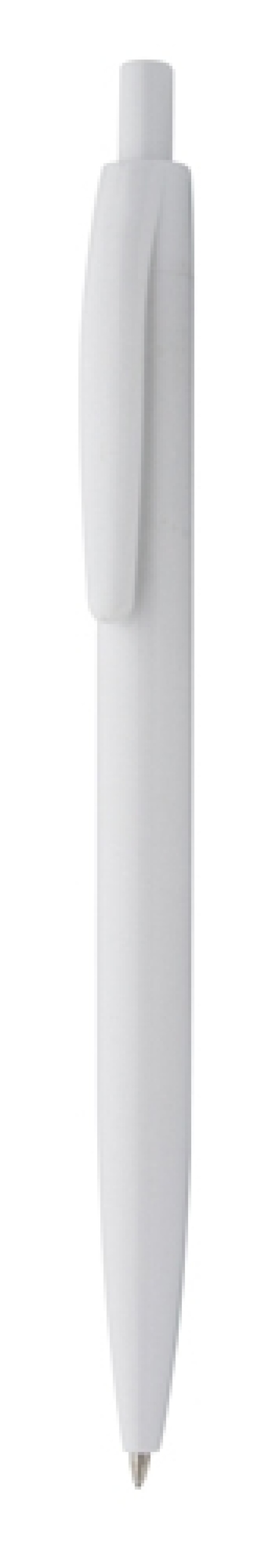 Plastové KP s modrou náplní, bílé