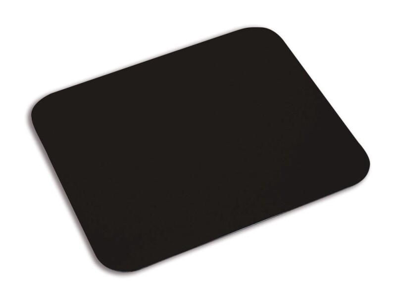 Podložka pod myš s protiskluzovou úpravou 220x180mm, černá