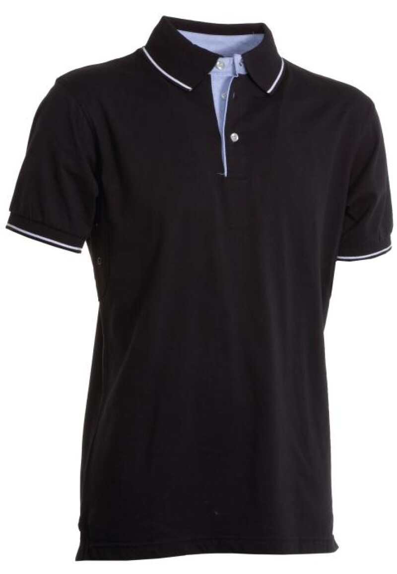 Polokošile PAYPER CAMBRIDGE černá, bílá XXXL