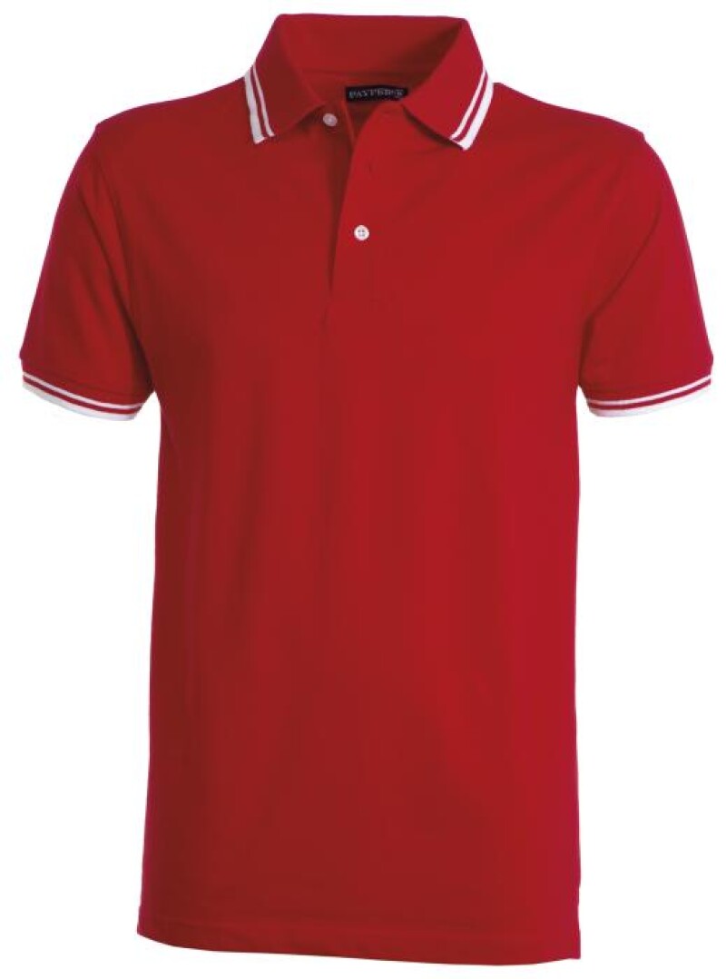 Polokošile PAYPER SKIPPER červená, bílá XL