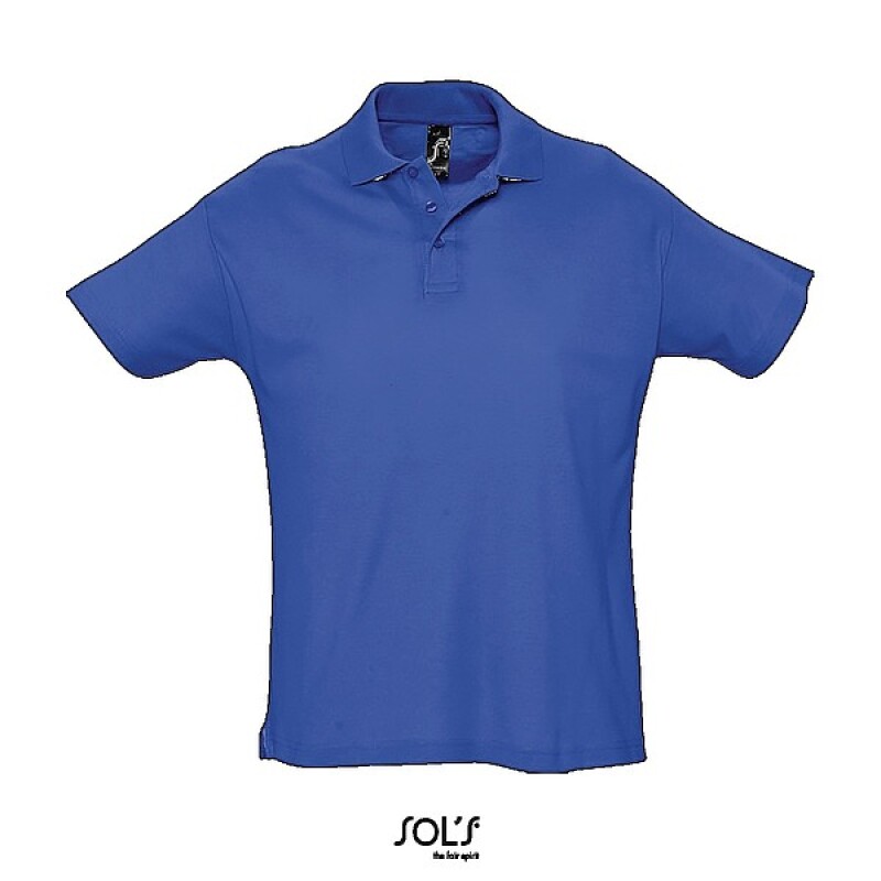 Polokošile pique SOLS SUMMER II, královská modrá, XL