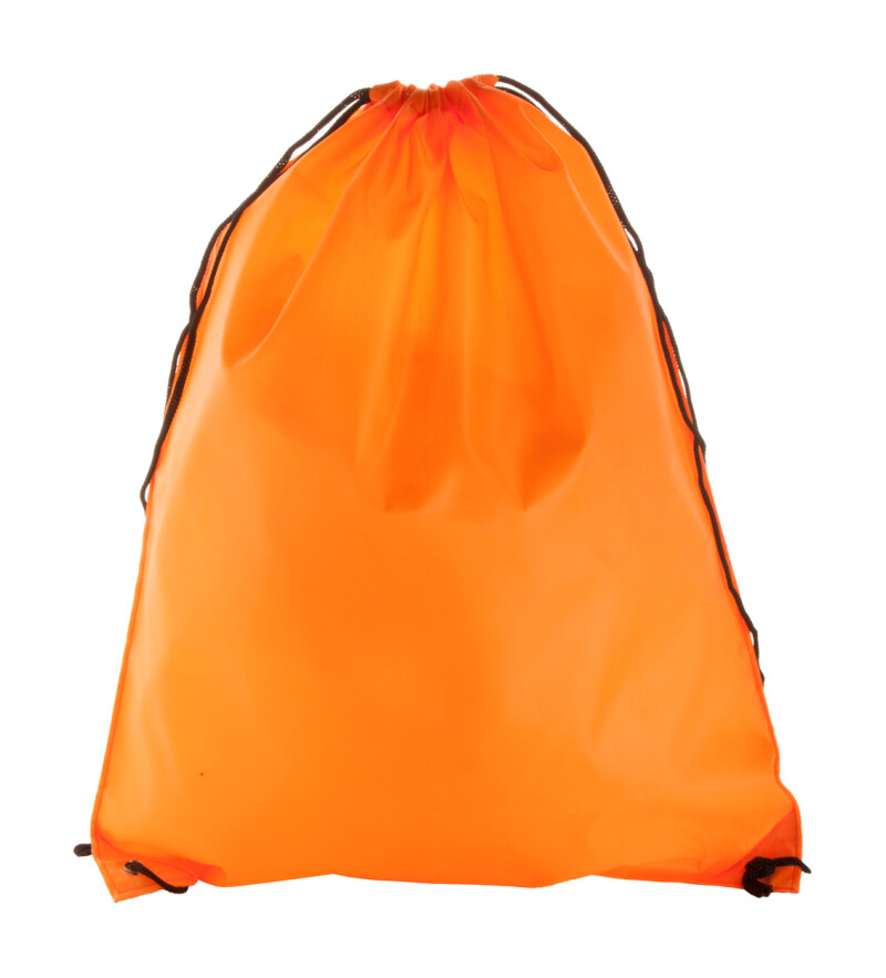 Polyesterový stahovací batůžek, oranžový