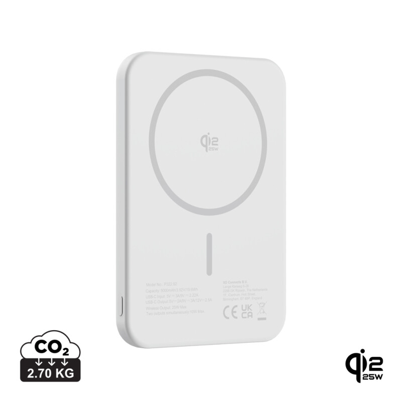 Powerbanka 25W Urban Vitamin 5000mAh, stříbrná