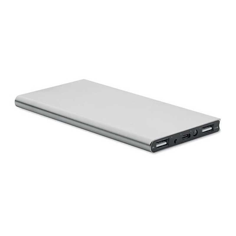 Powerbanka 8000 mAh, stříbrná
