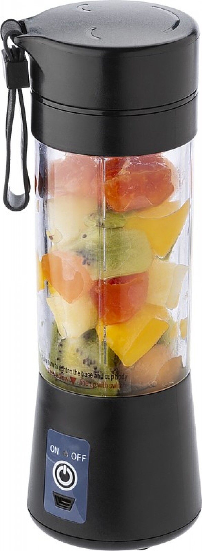 Příruční mixer na potraviny a ovoce. Kapacita 320ml. Černá.