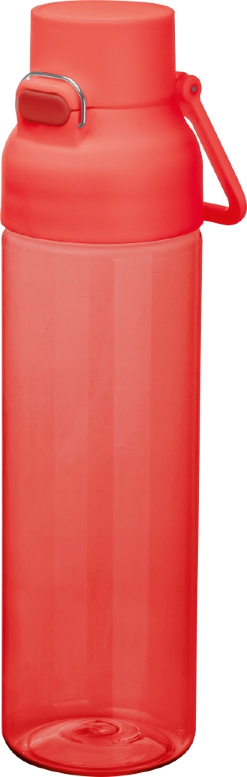 Průhledná tritanová láhev 750 ml, červená